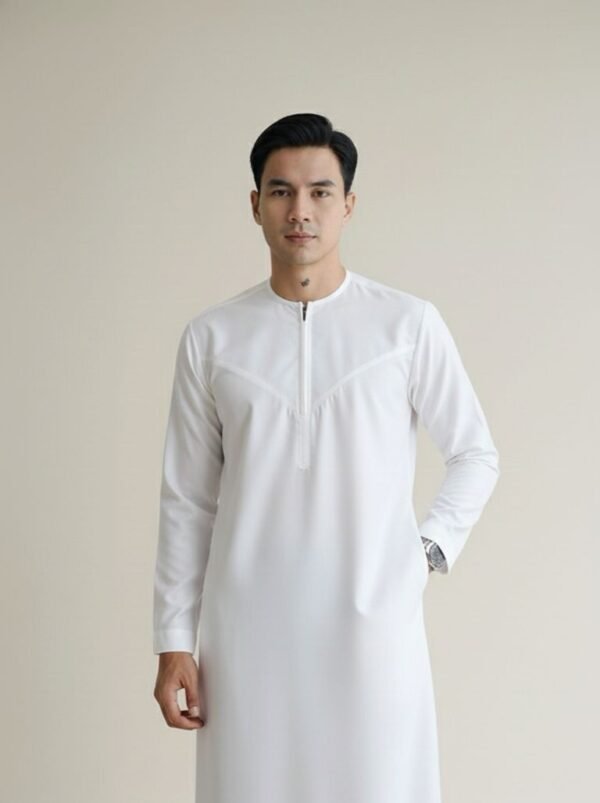 Zayn Series White Thobe